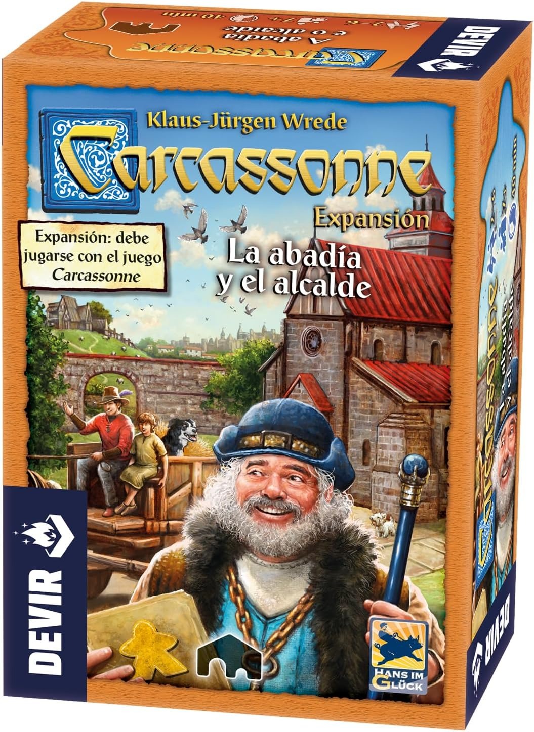 Carcassonne: La Abadia y el Alcalde