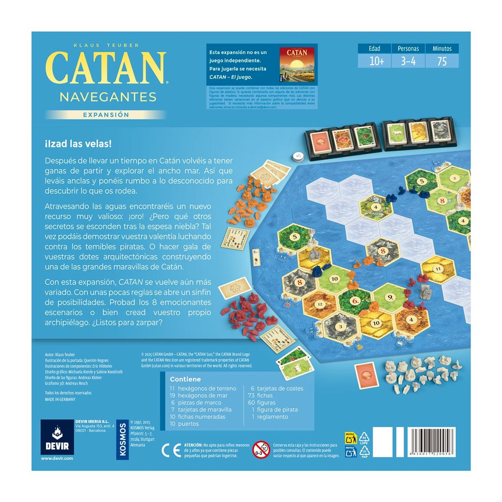 Catan: expansión Navegantes