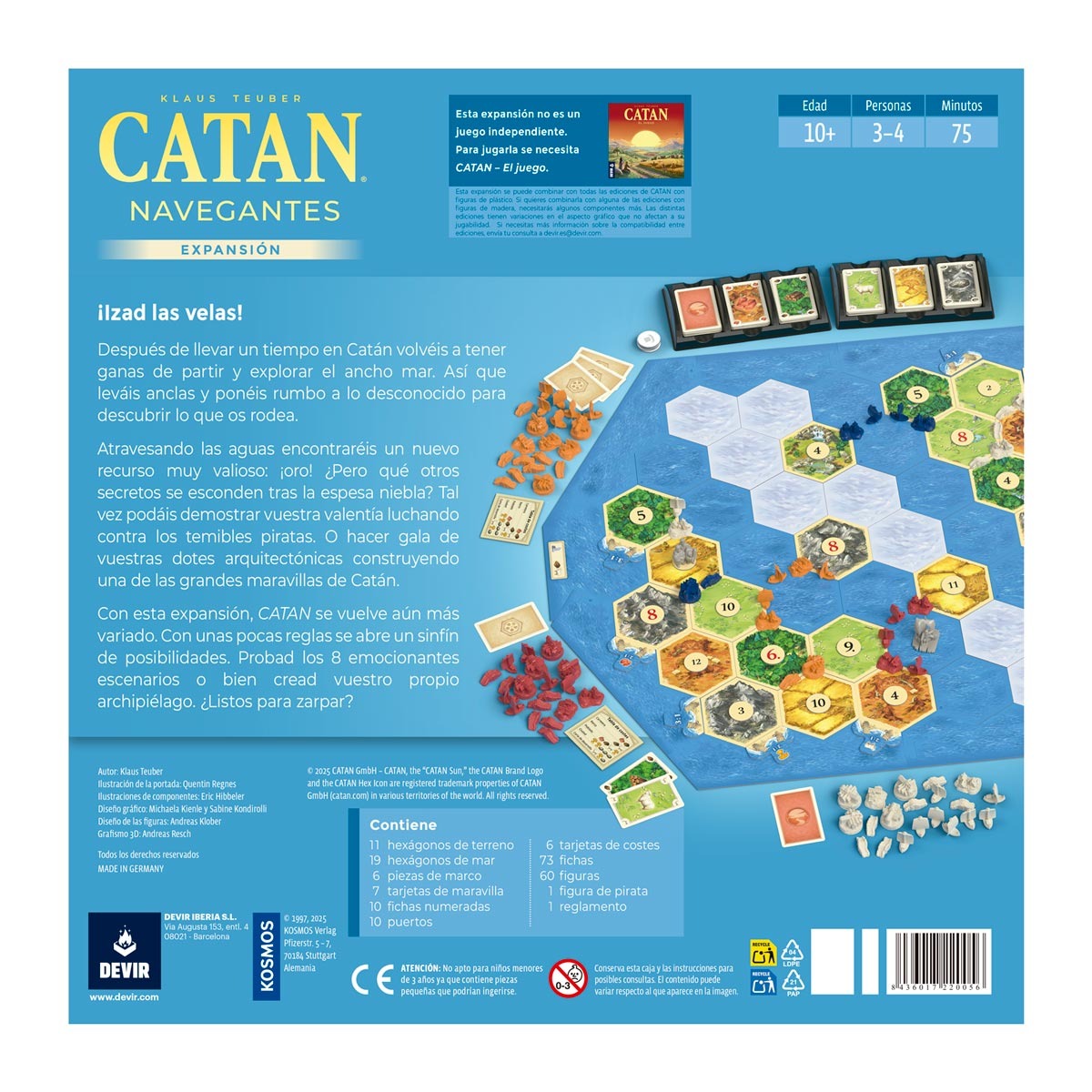 Catan: expansión Navegantes
