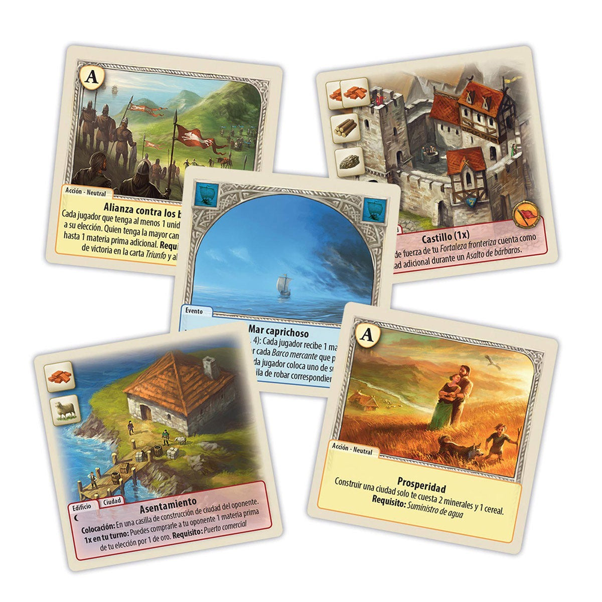 Catan: El Duelo – Eras Oscuras, Eras Doradas